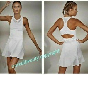 Nwt Adidas Stella McCartney Tennis dress w/ Zipper skirt White S Small